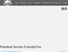 Tablet Screenshot of paintballsevilla.org